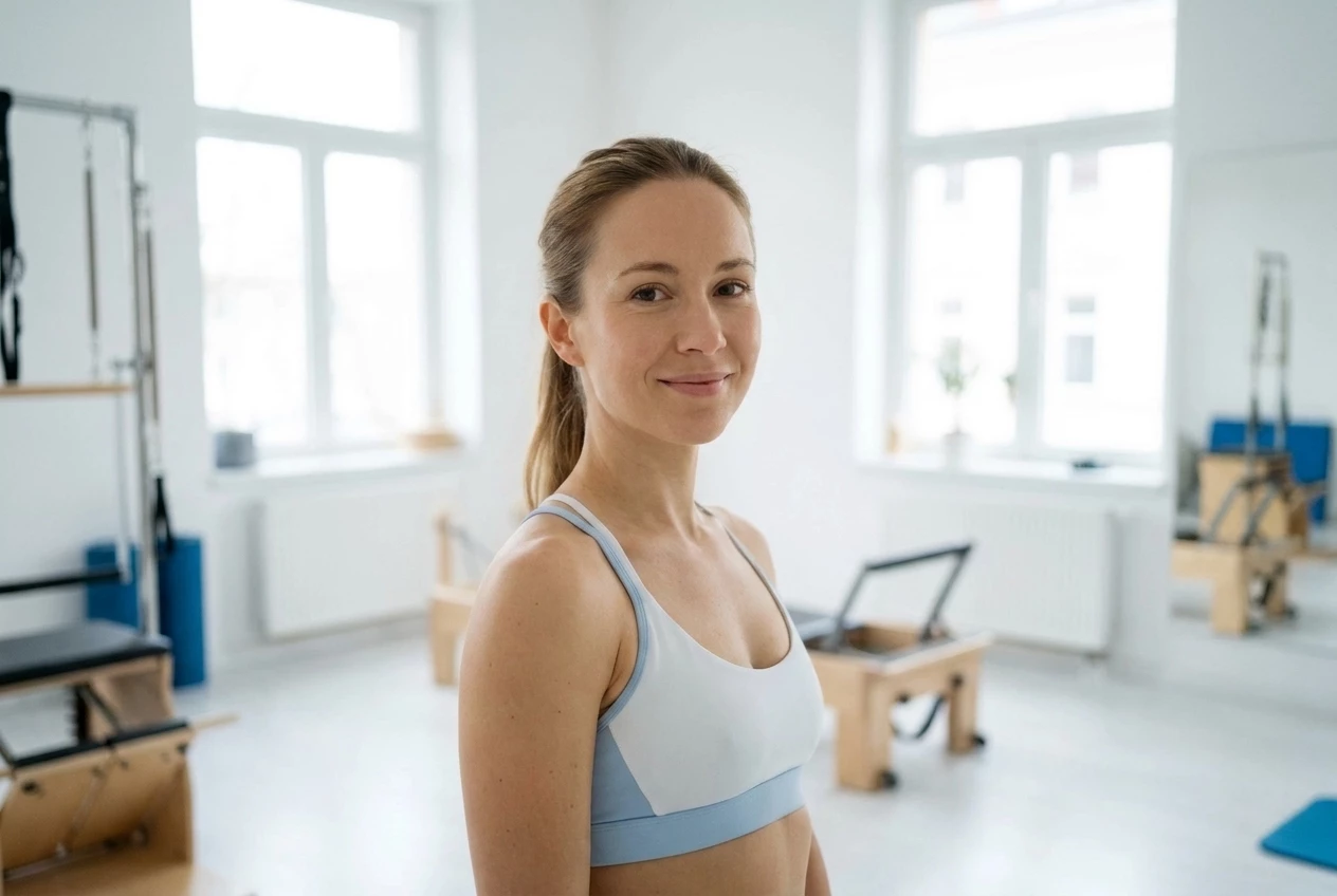 Léa Moreau, coach Pilates en studio